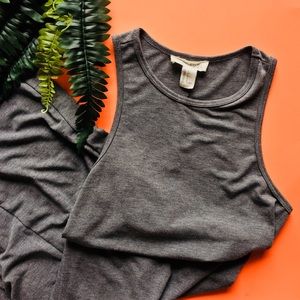 Forever 21 Gray Midi Dress